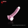 Wholesale Adult Novelty Sextoys Erotic Toy Silicone Plastic Realistic Dildo (DYAST412mA)